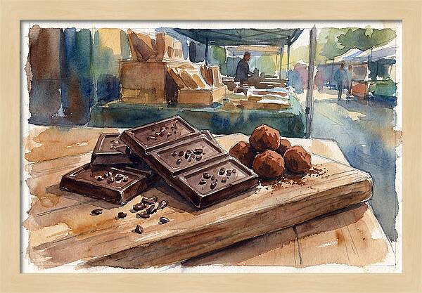 Chocolate Delights At The Market