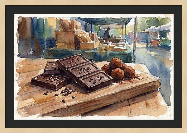 Chocolate Delights At The Market