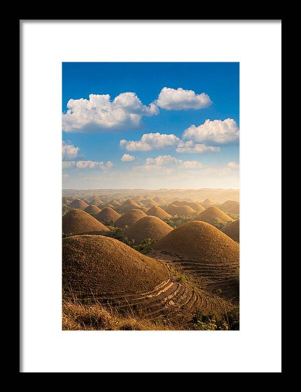 Chocolate Hills At Golden Hour
