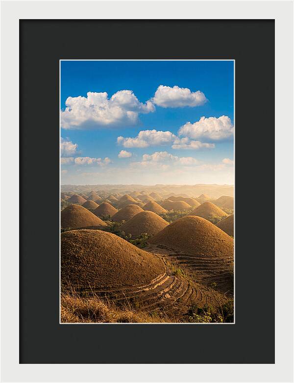 Chocolate Hills At Golden Hour