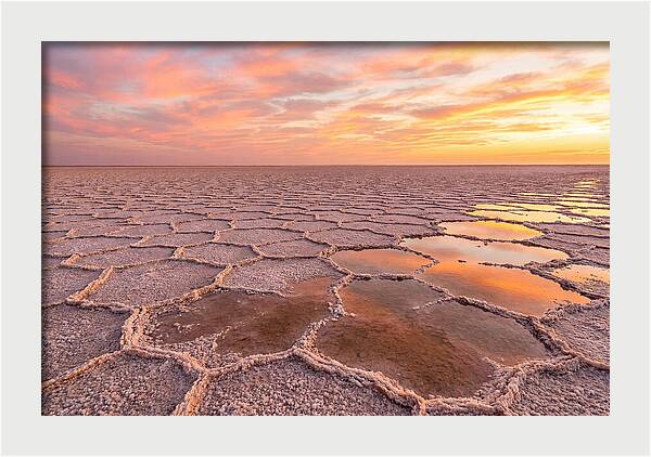 Chott El Jerid Sunset Reflections