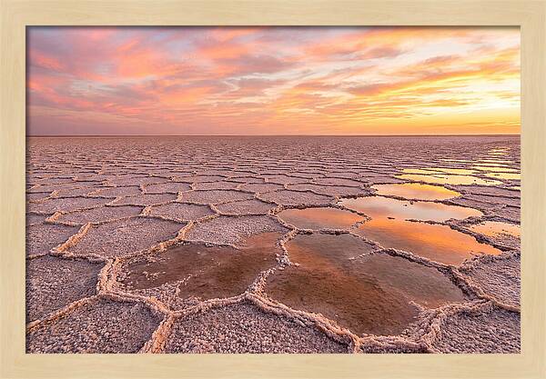 Chott El Jerid Sunset Reflections