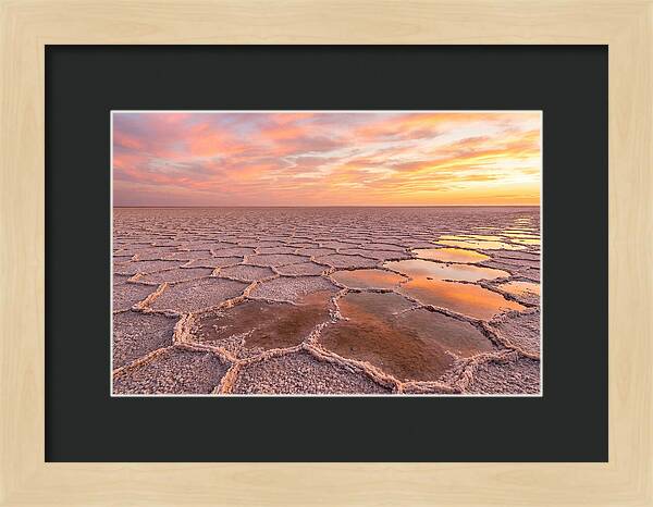 Chott El Jerid Sunset Reflections