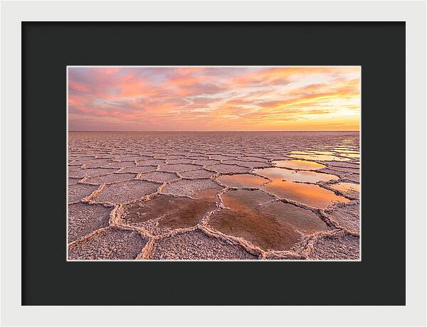 Chott El Jerid Sunset Reflections