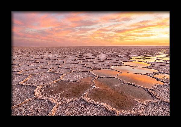 Chott El Jerid Sunset Reflections