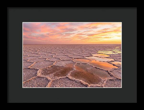 Chott El Jerid Sunset Reflections