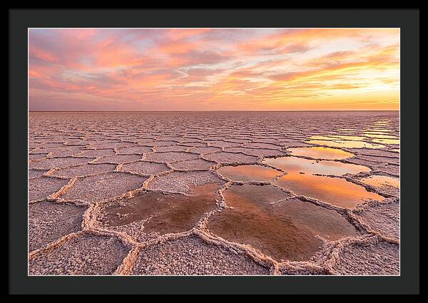 Chott El Jerid Sunset Reflections