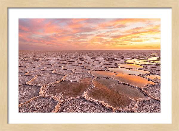 Chott El Jerid Sunset Reflections