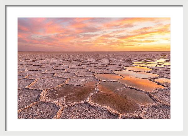 Chott El Jerid Sunset Reflections