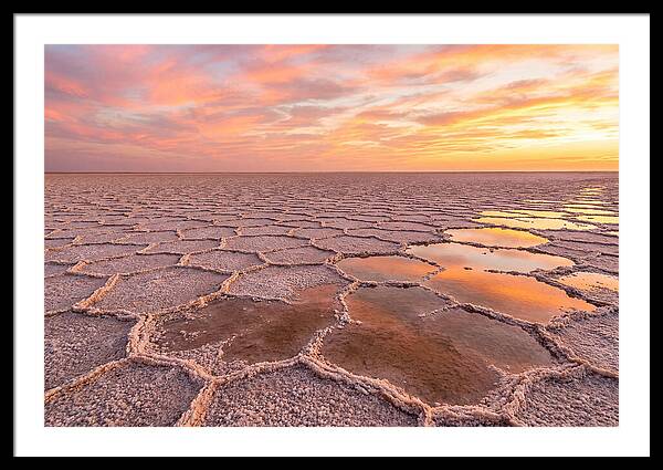 Chott El Jerid Sunset Reflections
