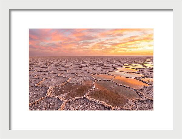 Chott El Jerid Sunset Reflections