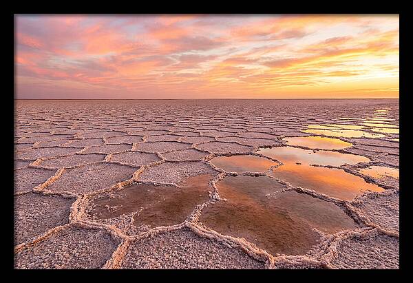Chott El Jerid Sunset Reflections