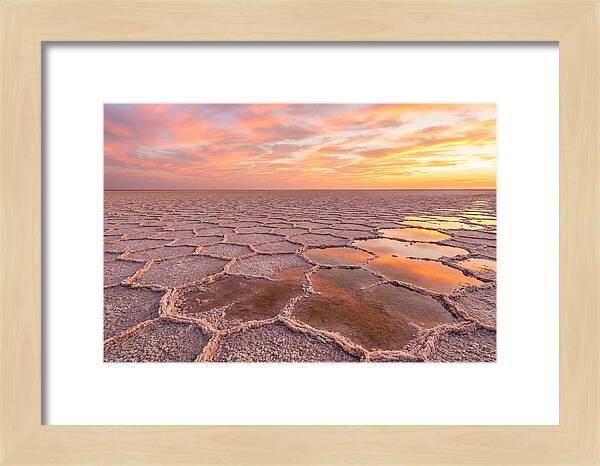Chott El Jerid Sunset Reflections