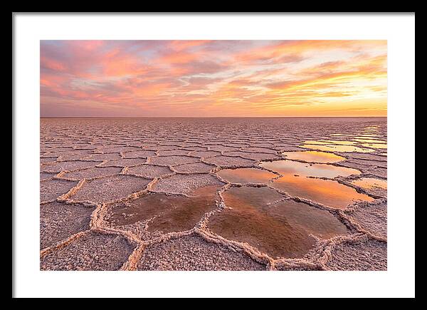 Chott El Jerid Sunset Reflections