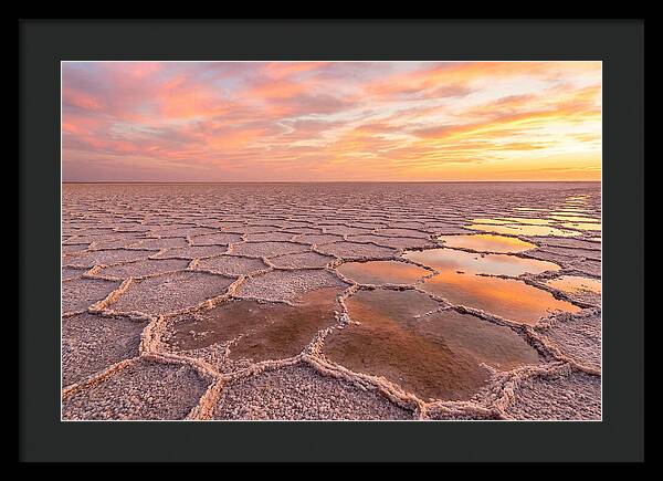 Chott El Jerid Sunset Reflections