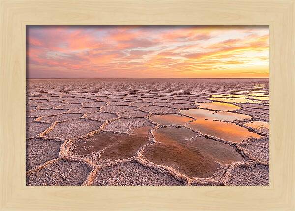 Chott El Jerid Sunset Reflections