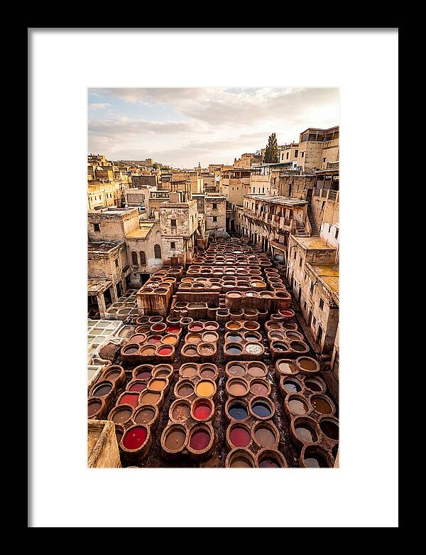 Chouara Tannery From Above