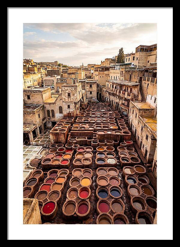 Chouara Tannery From Above
