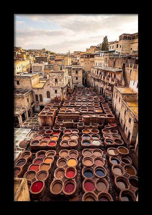 Chouara Tannery From Above