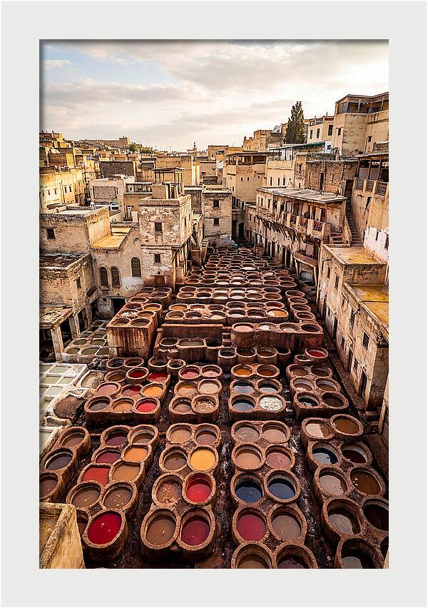 Chouara Tannery From Above