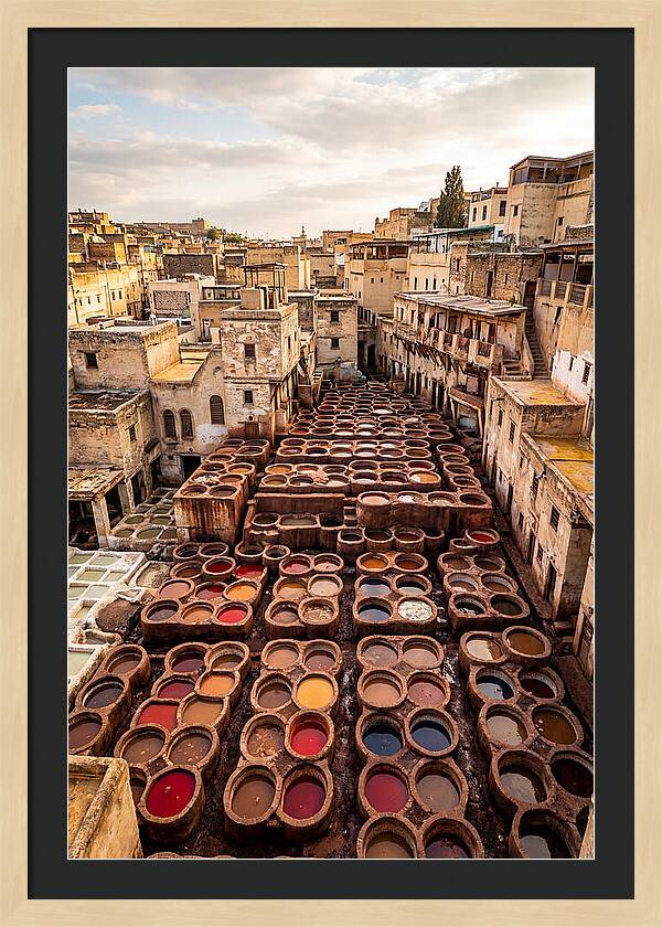Chouara Tannery From Above