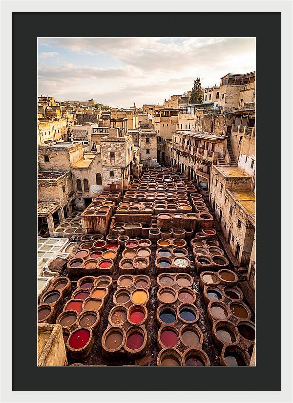 Chouara Tannery From Above