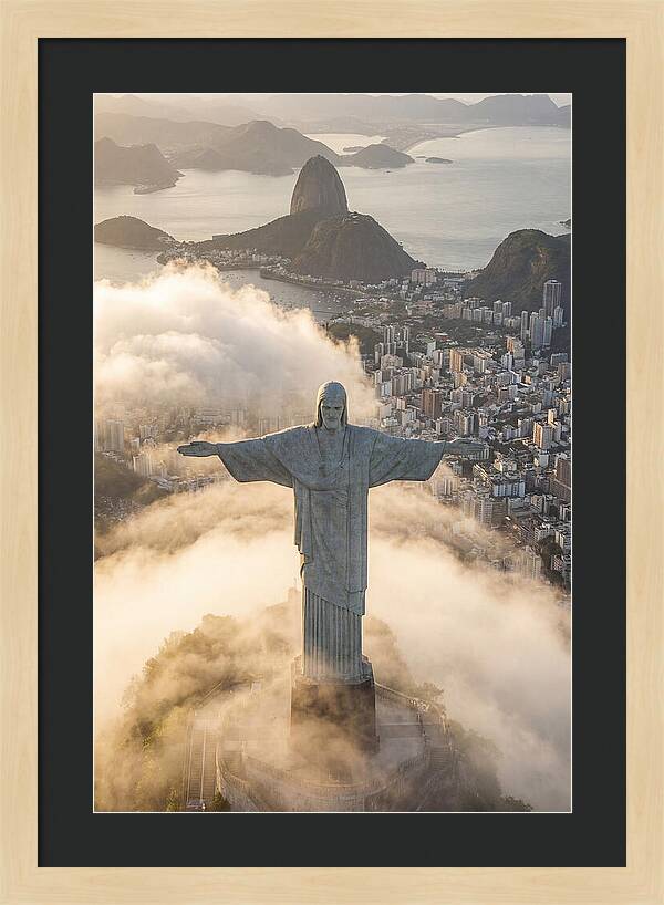 Christ The Redeemer Above The Clouds