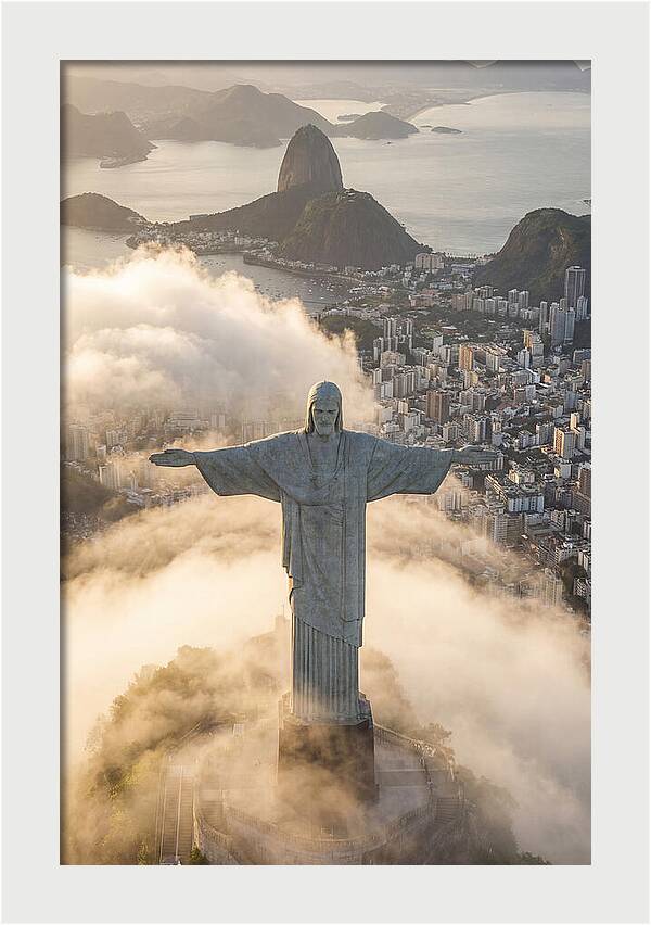 Christ The Redeemer Above The Clouds