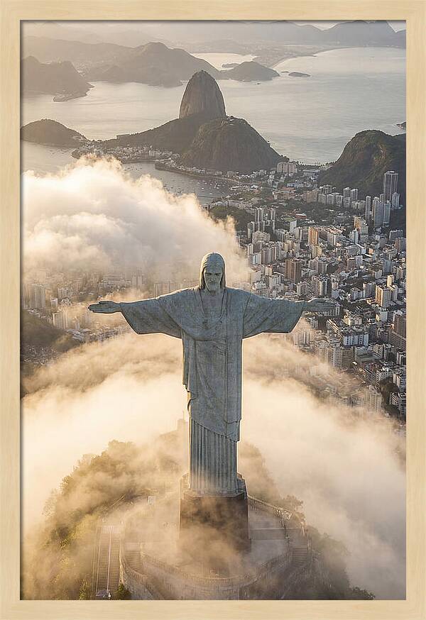Christ The Redeemer Above The Clouds