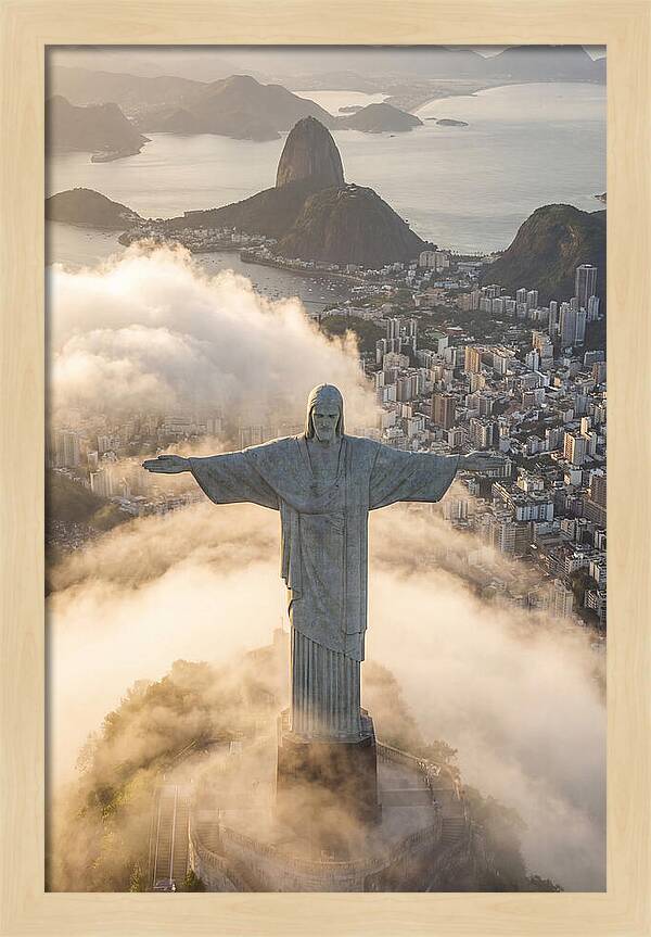Christ The Redeemer Above The Clouds