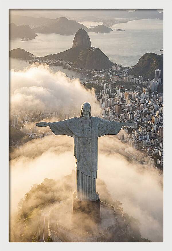 Christ The Redeemer Above The Clouds