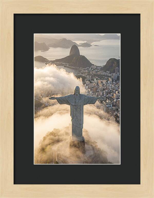 Christ The Redeemer Above The Clouds