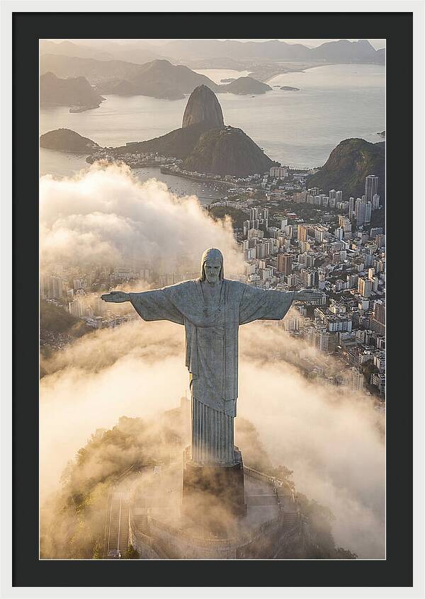 Christ The Redeemer Above The Clouds