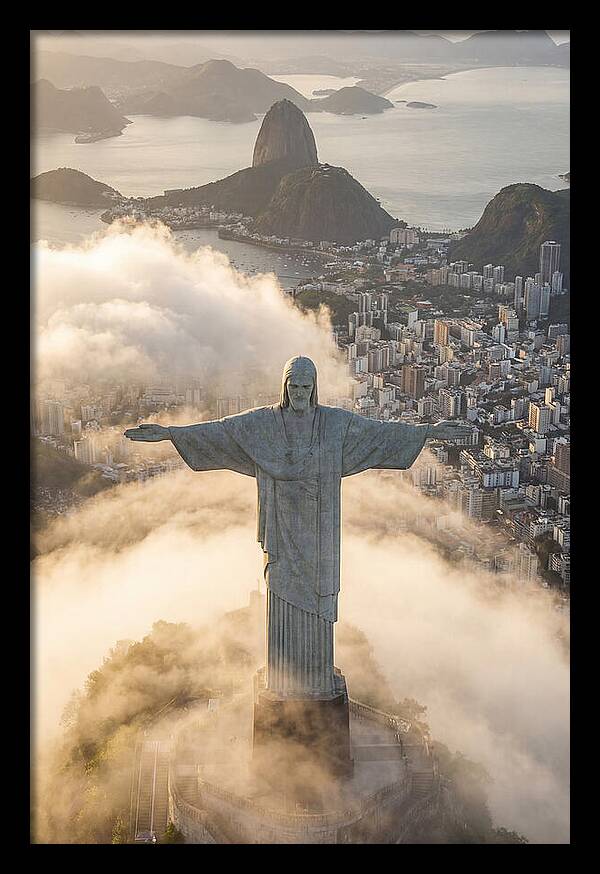 Christ The Redeemer Above The Clouds