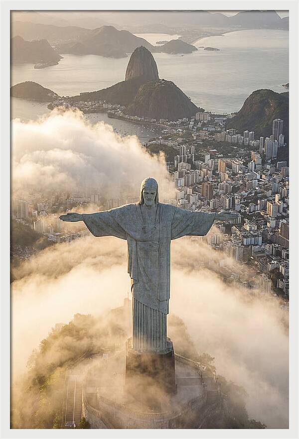 Christ The Redeemer Above The Clouds