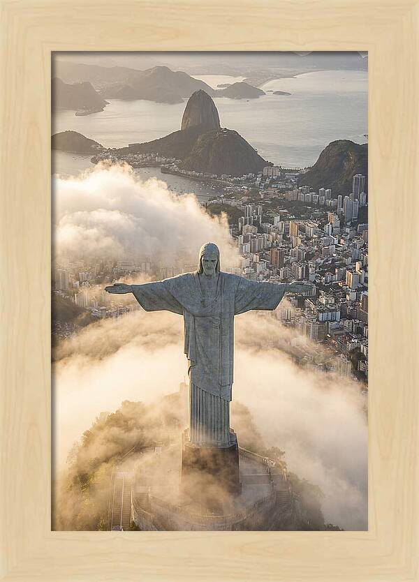 Christ The Redeemer Above The Clouds