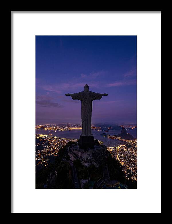 Christ The Redeemer At Dusk