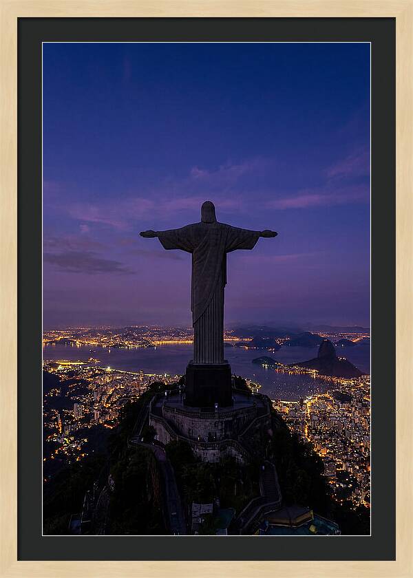 Christ The Redeemer At Dusk