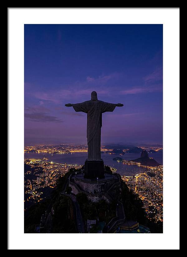 Christ The Redeemer At Dusk