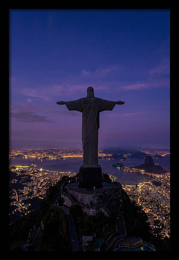 Christ The Redeemer At Dusk