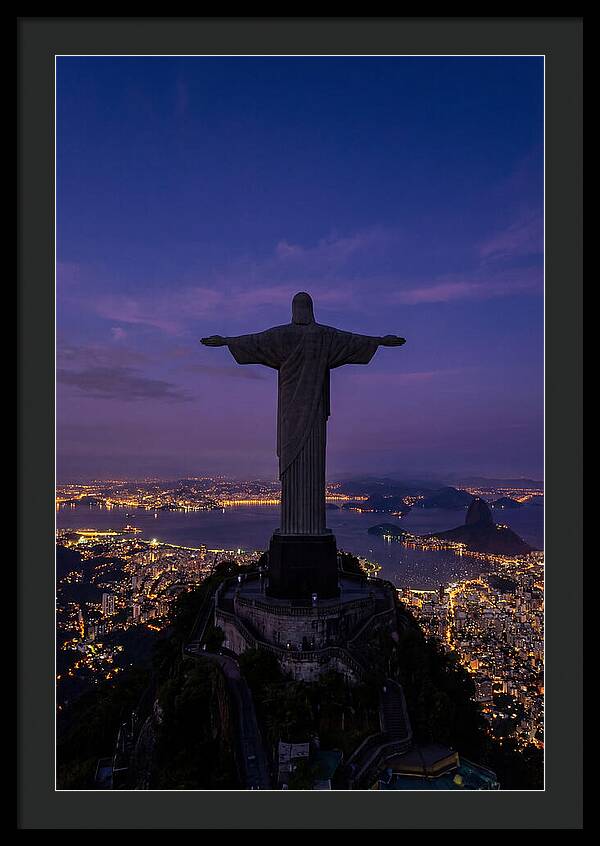 Christ The Redeemer At Dusk