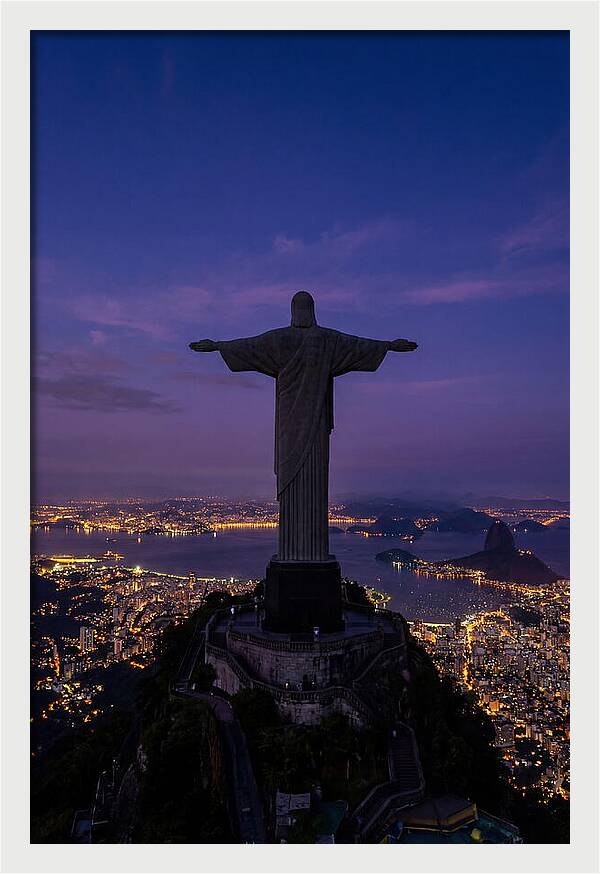 Christ The Redeemer At Dusk