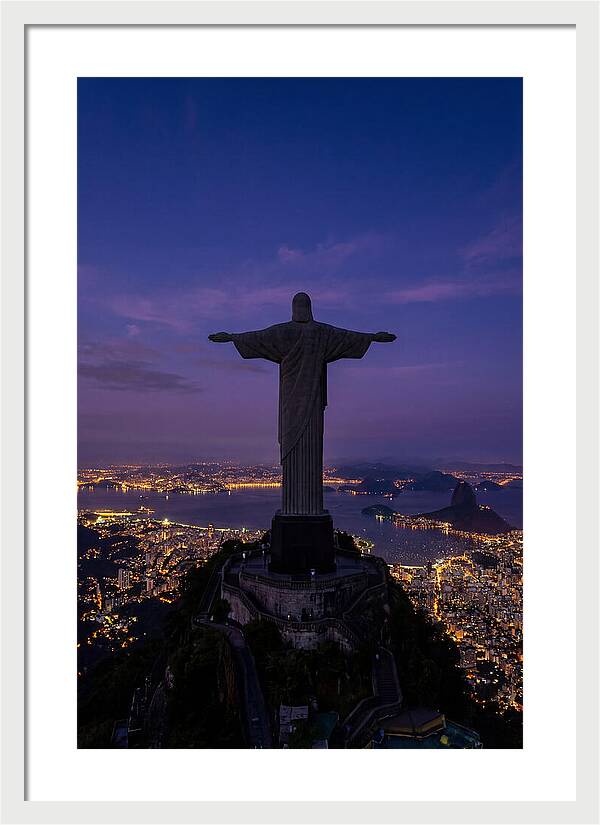 Christ The Redeemer At Dusk