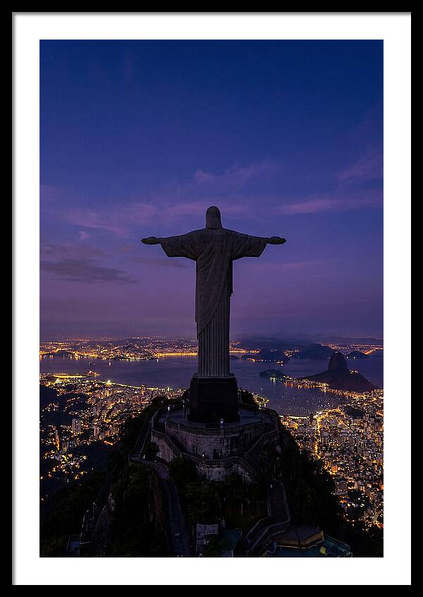 Christ The Redeemer At Dusk
