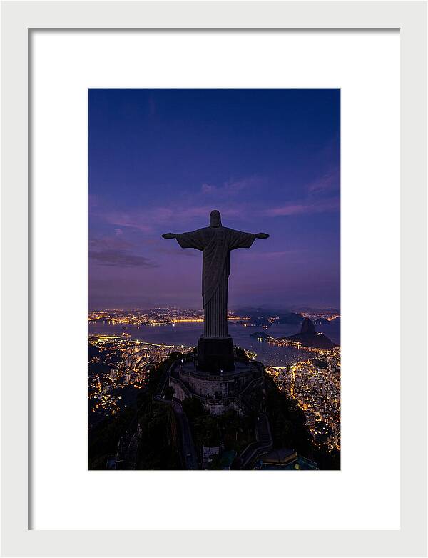 Christ The Redeemer At Dusk