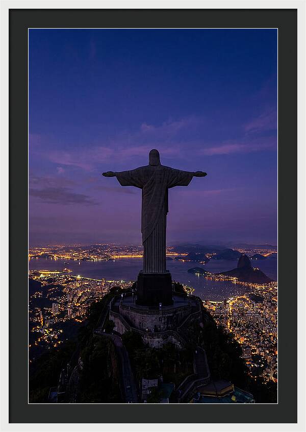 Christ The Redeemer At Dusk