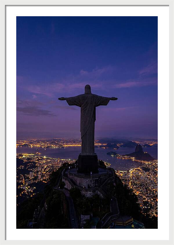 Christ The Redeemer At Dusk