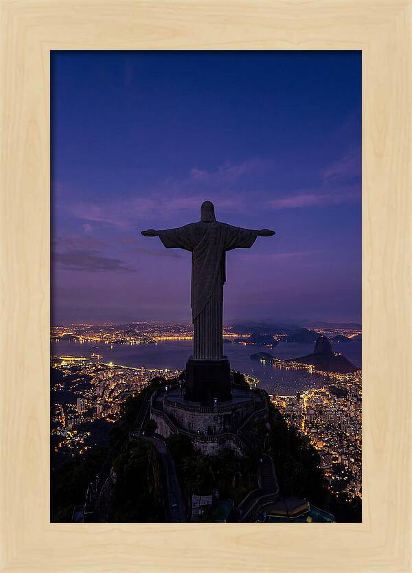 Christ The Redeemer At Dusk