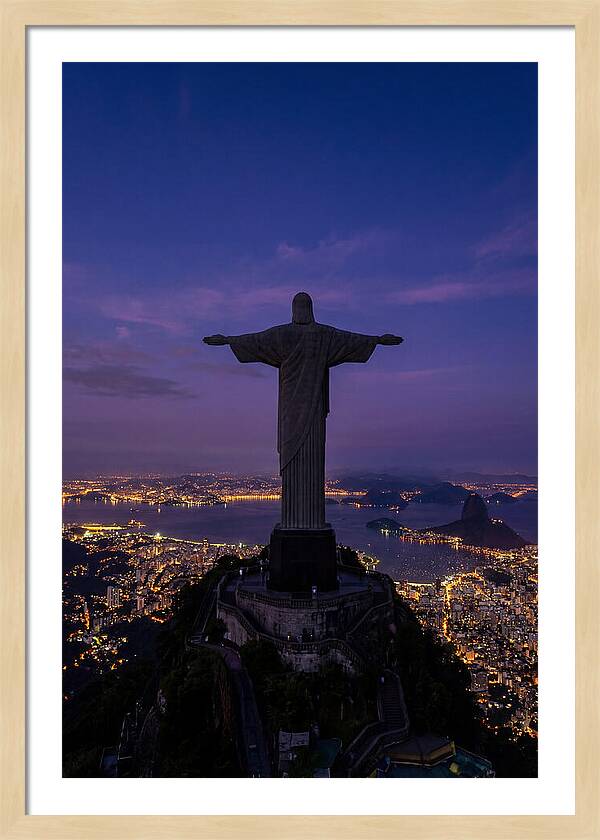 Christ The Redeemer At Dusk