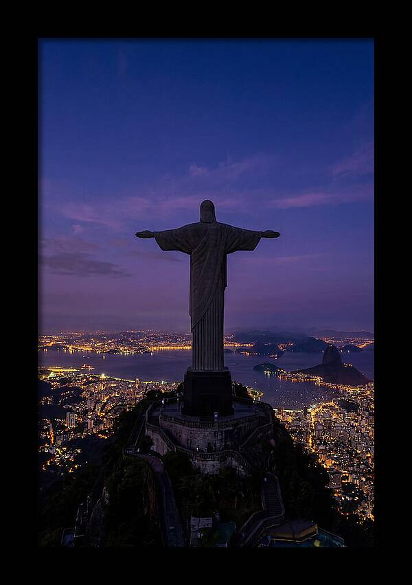 Christ The Redeemer At Dusk